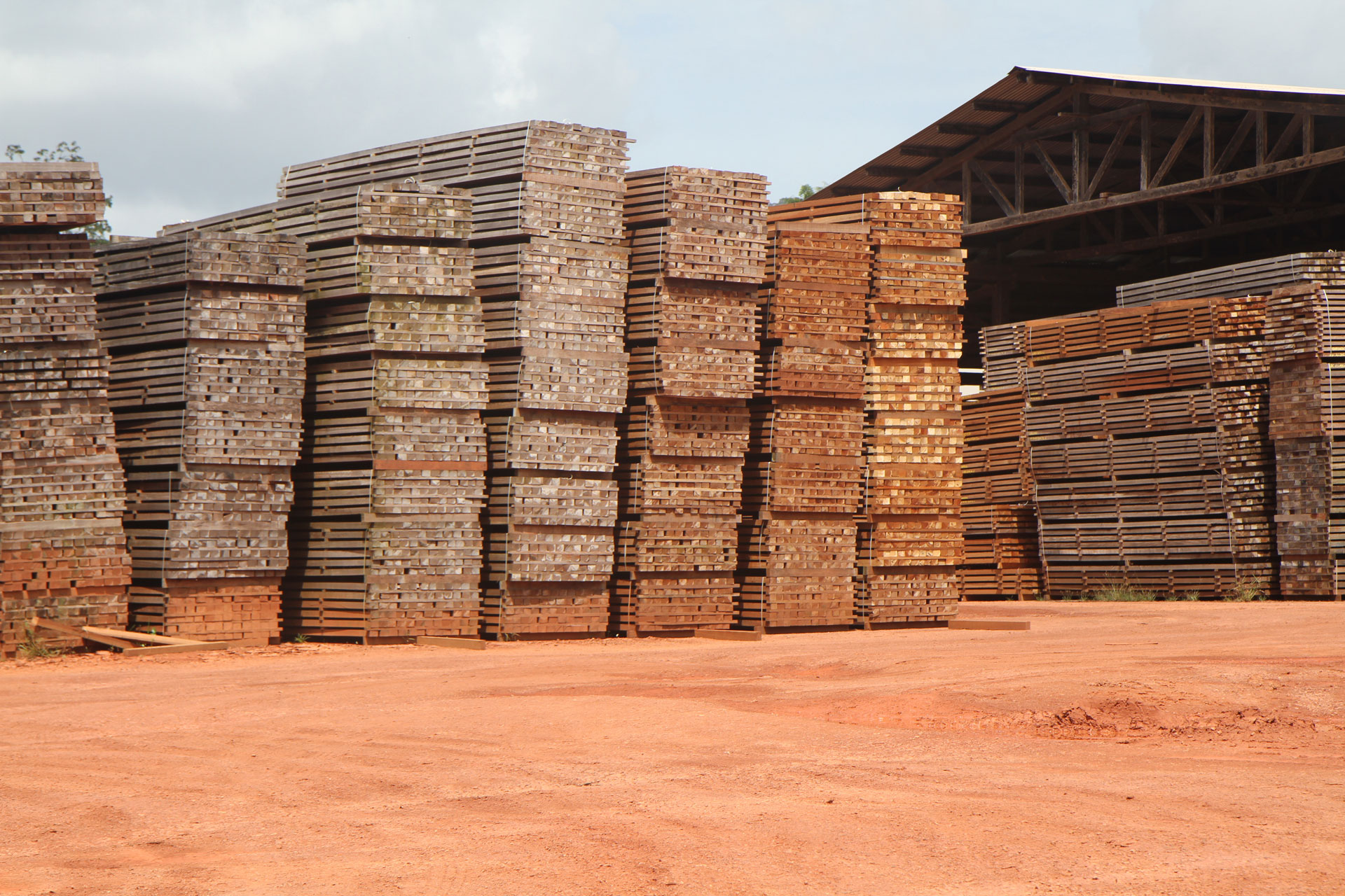 Mazière stock de bois